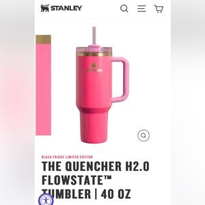 Stanley Quencher H2.0 Flowstate 40oz - Pink Parade